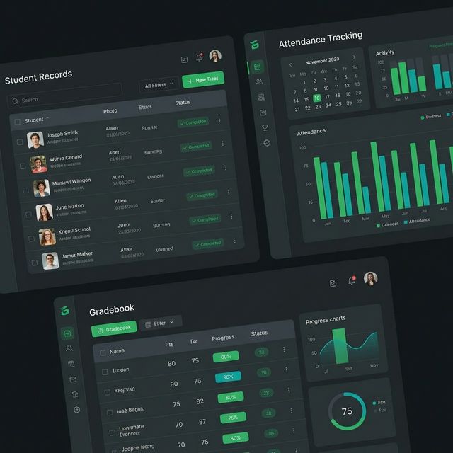 School Management System Dashboard